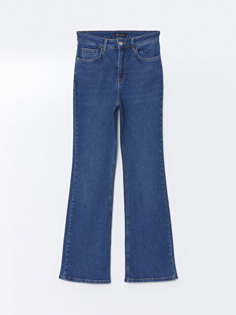 LCW Modest Mars Flare Kadın Jean Pantolon - W4K314Z8-507