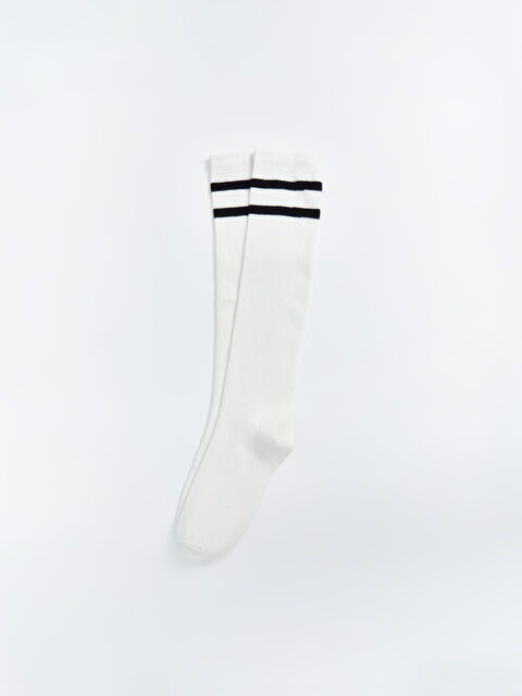LC WAIKIKI Çizgili Kadın Soket Çorap - W4K328Z8-FFB