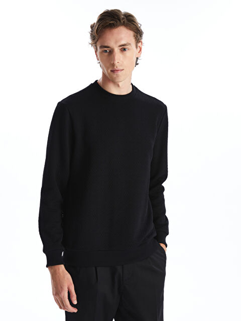 SOUTHBLUE Bisiklet Yaka Uzun Kollu Erkek Sweatshirt - W4K406Z8-CVL