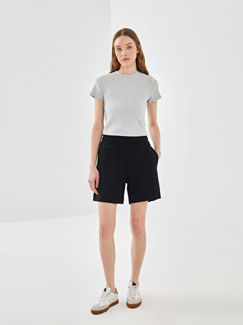 LCW Vision Beli Lastikli Kadın Şort - W4K409Z8-CVL