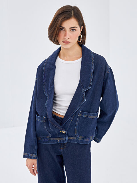 BLAİS Kadın Jean Ceket - W4K576Z8-309