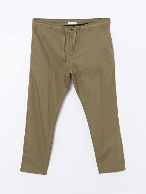 LCW Vision Standart Kalıp Keten Görünümlü Erkek Pantolon - W4K626Z8-YL7