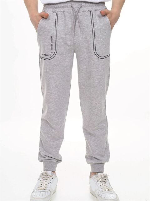 NICKEL Beli Lastikli Kalın Erkek Bebek Jogger Eşofman Altı - W4K708Z1-DEK