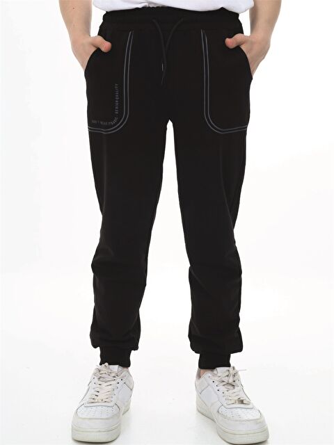 NICKEL Beli Lastikli Kalın Erkek Bebek Jogger Eşofman Altı - W4K708Z1-HEG