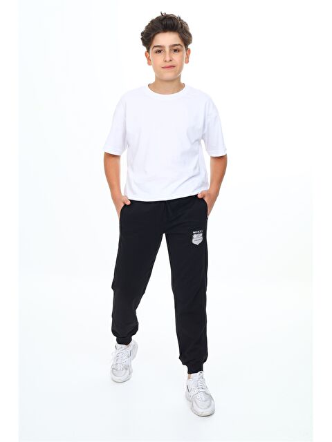 NICKEL Beli Lastikli Erkek Çocuk Jogger Eşofman Altı - W4K711Z4-HEG