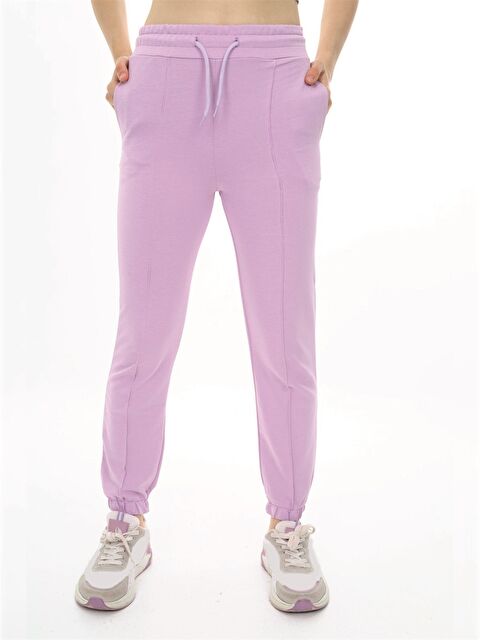 NICKEL Beli Lastikli Kalın Kız Bebek Jogger Eşofman Alt - W4K712Z1-H3T