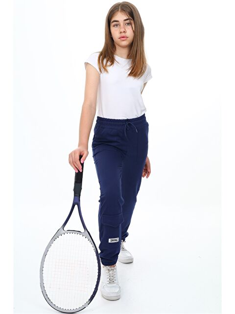 NICKEL Beli Lastikli Kız Çocuk Jogger Eşofman Altı - W4K715Z4-HSF