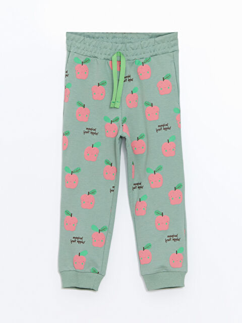 Mışıl Kids Beli Lastikli Kalın Kız Bebek Jogger Eşofman Altı - W4K806Z1-RDZ