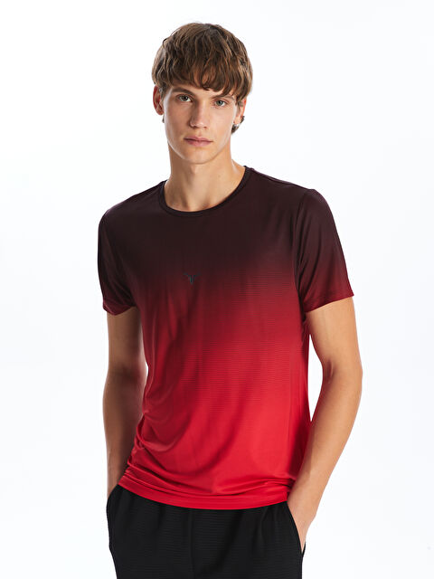 XSIDE ACTIVE Bisiklet Yaka Kısa Kollu Erkek Spor Tişört - W4K807Z8-LTQ