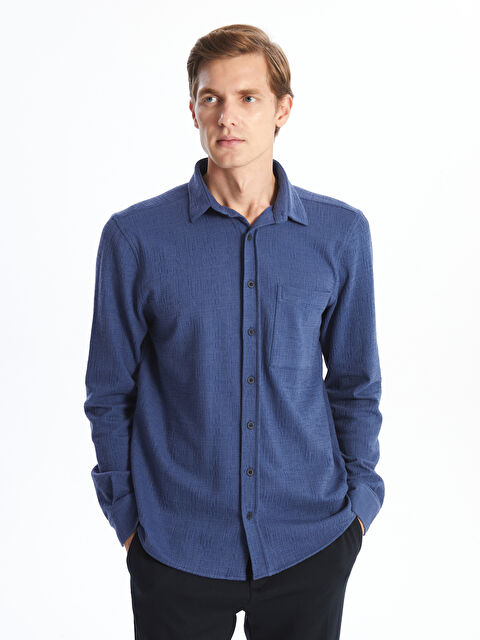 LCWAIKIKI Classic Regular Fit Uzun Kollu Erkek Gömlek - W4KA95Z8-CS6