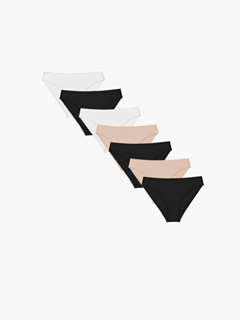 LCW DREAM Düz Bikini Külot 7'li - W4KD50Z8-CVL