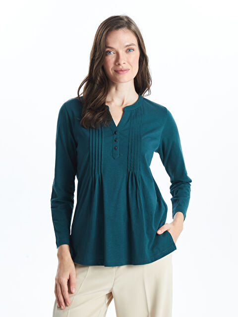 LCW Grace Kaçık Yaka Kadın Bluz - W4KE82Z8-JMJ