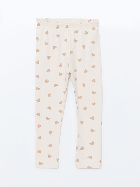 LCW Kids Beli Lastikli Kız Çocuk Tayt - W4KE88Z1-LRA