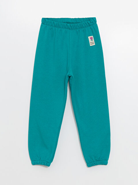LCW Kids Beli Lastikli Basic Kız Çocuk Jogger Eşofman Alt - W4KE95Z1-GVQ