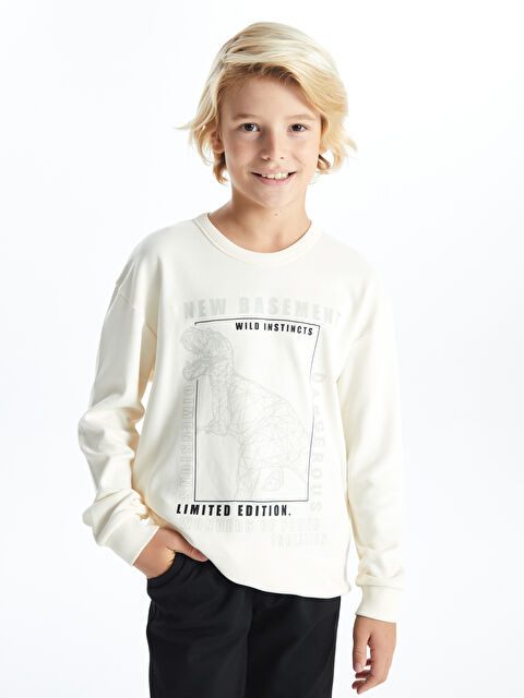 LCW Kids Bisiklet Yaka Erkek Çocuk Tişört - W4KF15Z4-FDL