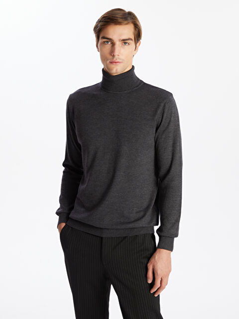 LC WAIKIKI Balıkçı Yaka Erkek Triko Kazak - W4KF79Z8-HDE