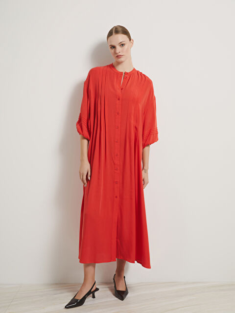 LC WAIKIKI Bisiklet Yaka Kadın Elbise - W4KG53Z8-SWY