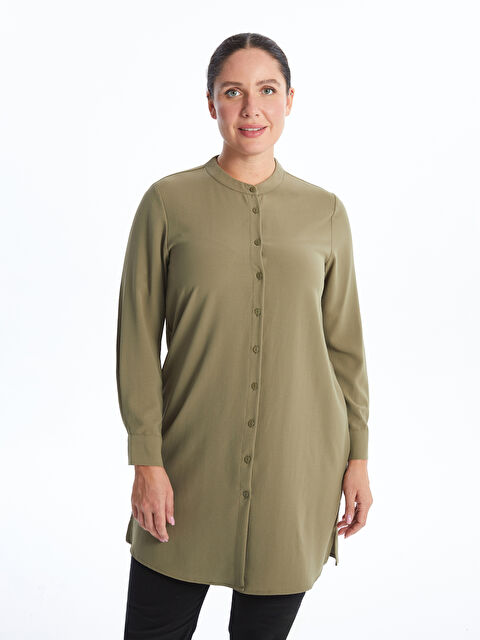 LCW Grace Hakim Yaka Kadın Gömlek Tunik - W4KH20Z8-R1D