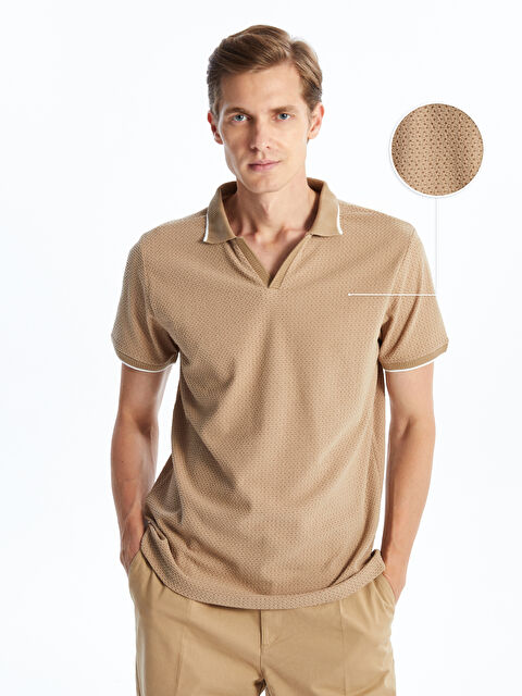 LCW Vision Polo Yaka Kısa Kollu Erkek Tişört - W4KH80Z8-HZZ