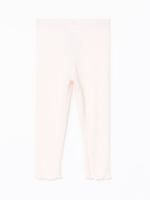 LCW baby Beli Lastikli Kız Bebek Pijama Alt - W4KH83Z1-JM1