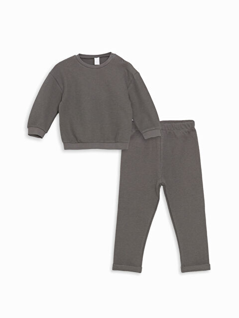 LCW Kids Bisiklet Yaka Erkek Çocuk Pijama Takımı - W4KI02Z1-H0H