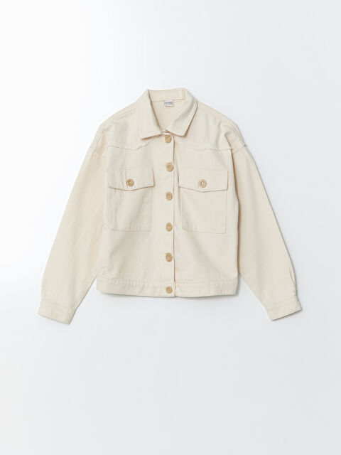 LCW Kids Kız Çocuk Jean Ceket - W4KI08Z4-FWM