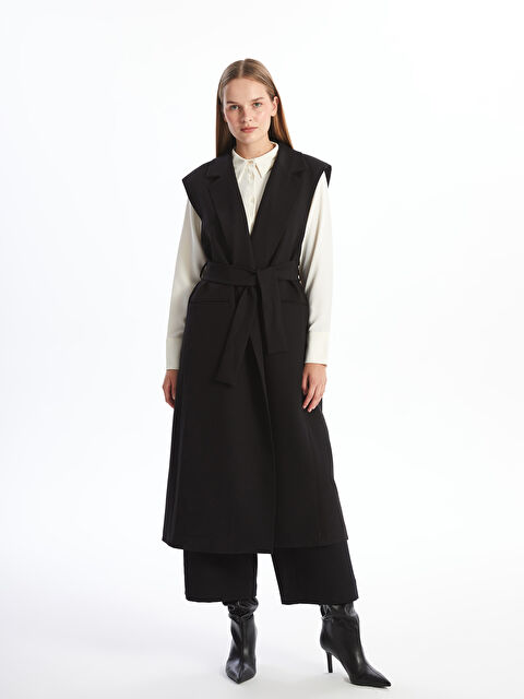 LCW Modest Kruvaze Yaka Kadın Yelek - W4KI51Z8-CVL