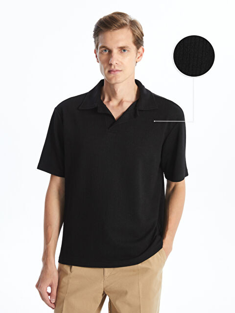 LCW Vision Polo Yaka Kısa Kollu Erkek Tişört - W4KJ81Z8-CVL