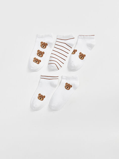 LCW DREAM Desenli Kadın Patik Çorap 5'li - W4KK25Z8-FFB