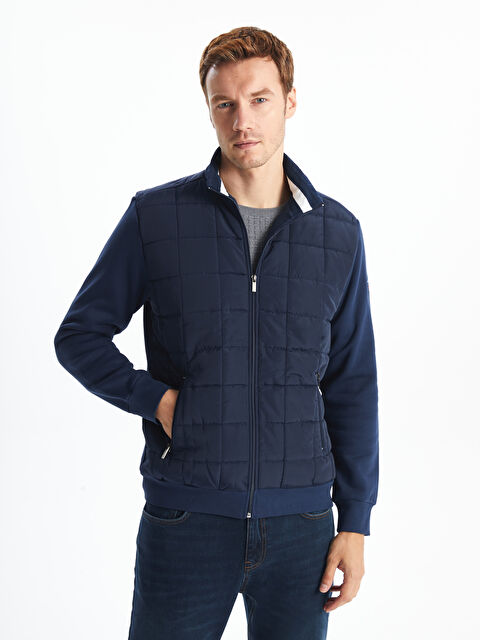 LC WAIKIKI Slim Fit Dik Yaka Erkek Şişme Mont - W4KK83Z8-DWP