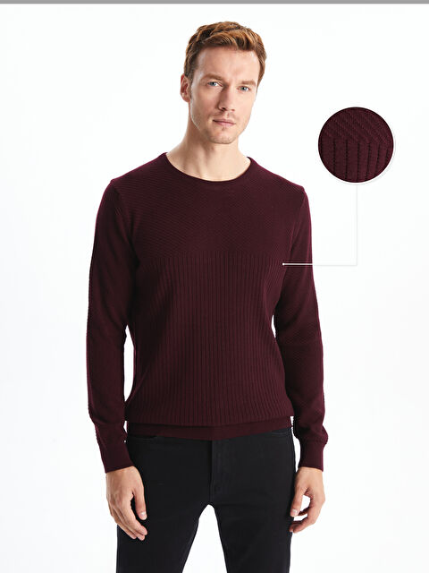 LC WAIKIKI Bisiklet Yaka Erkek Triko Kazak - W4KL00Z8-JD6