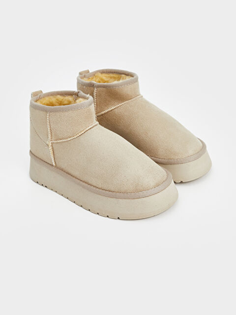 LCW STEPS İçi Kürklü Kadın Bot - W4KM42Z8-R81