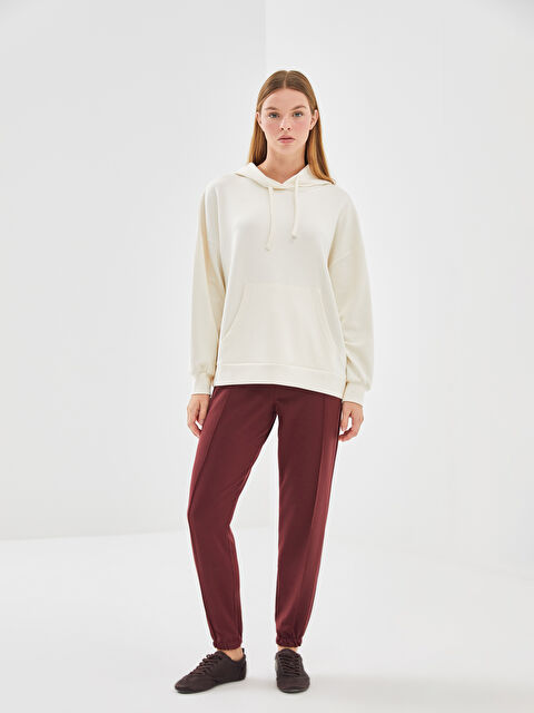 LC WAIKIKI Beli Lastikli Kadın Jogger Eşofman Altı - W4KM76Z8-HQK