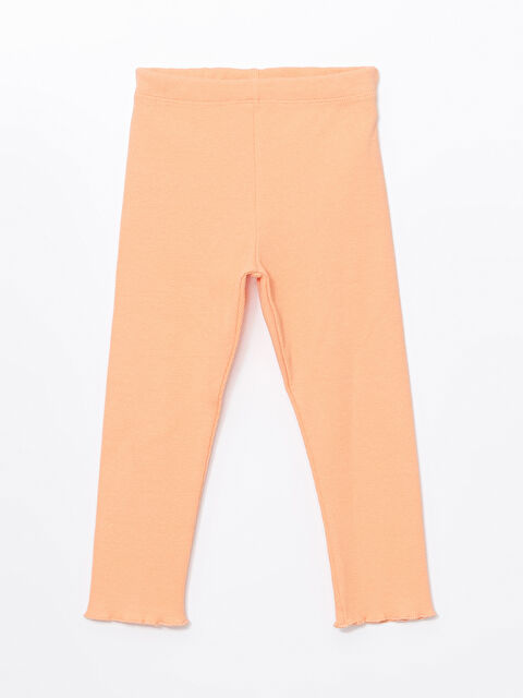 LCW Kids Beli Lastikli Basic Kız Çocuk Tayt - W4KN08Z1-FLF