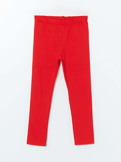 LCW Kids Beli Lastikli Basic Kız Çocuk Tayt - W4KN16Z1-HBH