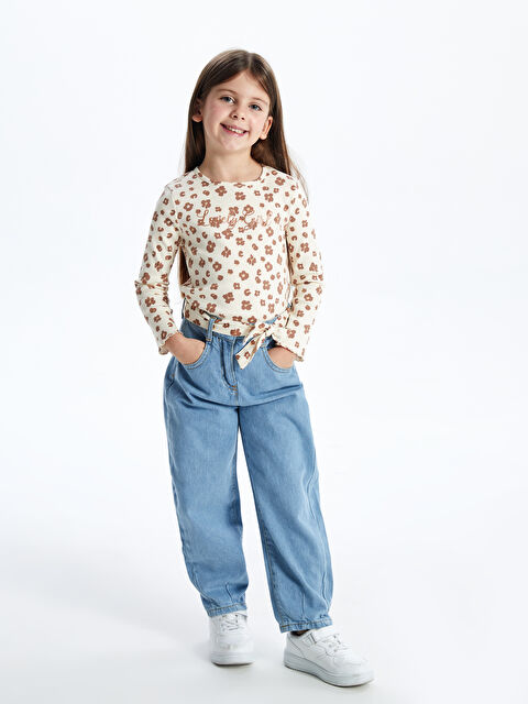 LCW Kids Basic Kız Çocuk Jean Pantolon - W4KO10Z1-LR1