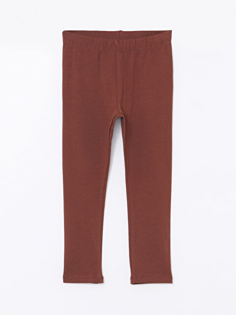 LCW Kids Beli Lastikli Basic Kız Bebek Tayt - W4KO49Z1-HHB