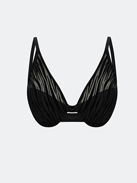 LCW DREAM Balenli Dolgusuz Desenli Tişört Sütyen - W4KO68Z8-CVL