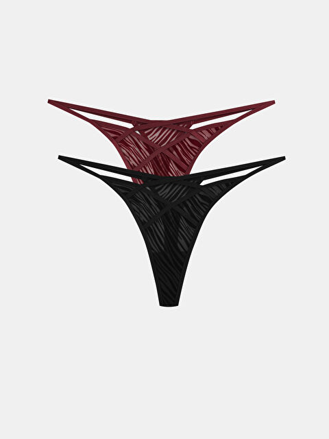 LCW DREAM Dantelli Tanga Külot 2'li - W4KO74Z8-CVL