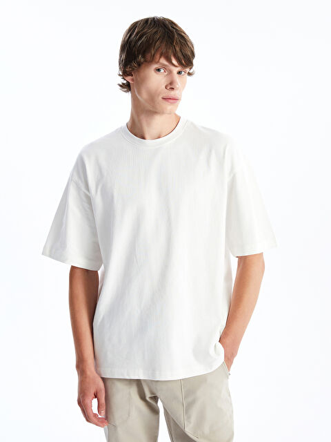 XSIDE Bisiklet Yaka Kısa Kollu Erkek Tişört - W4KP63Z8-R9J