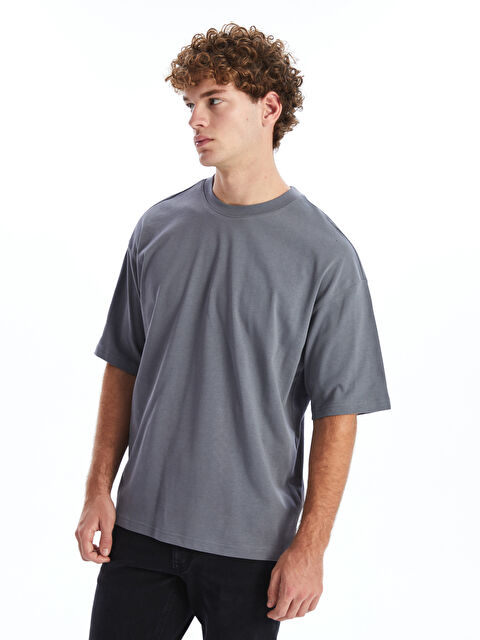 XSIDE Bisiklet Yaka Kısa Kollu Erkek Tişört - W4KP63Z8-VYK