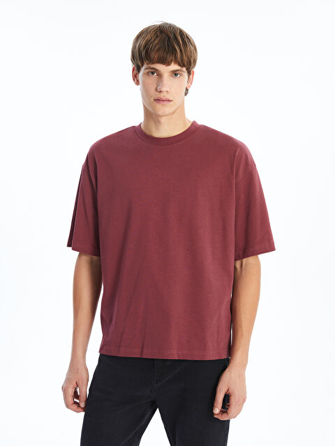 XSIDE Bisiklet Yaka Kısa Kollu Erkek Tişört - W4KP63Z8-HRL