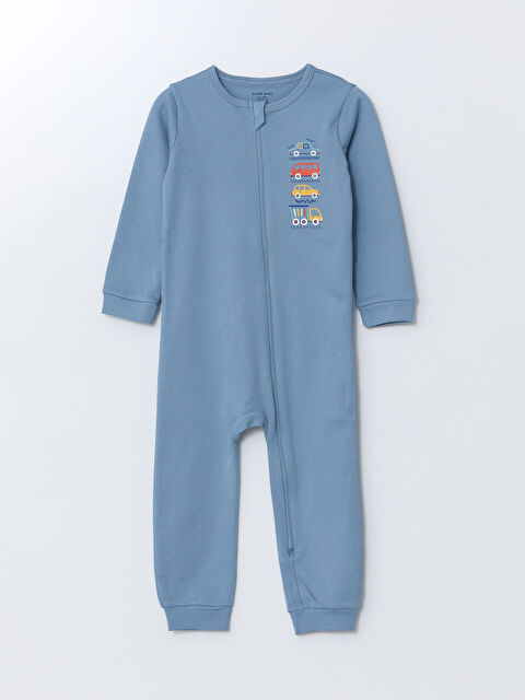 LCW Kids Baskılı Erkek Bebek Tulum - W4KP75Z1-YKB