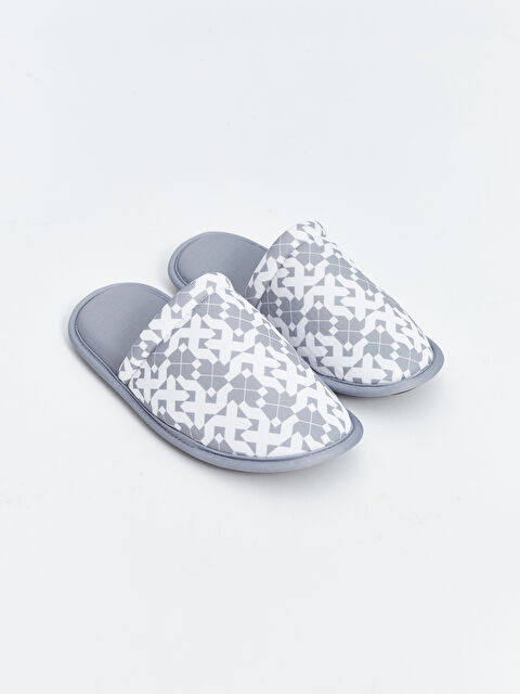 Once Desenli Kadın Ev Terliği - W4KQ62Z8-DBQ