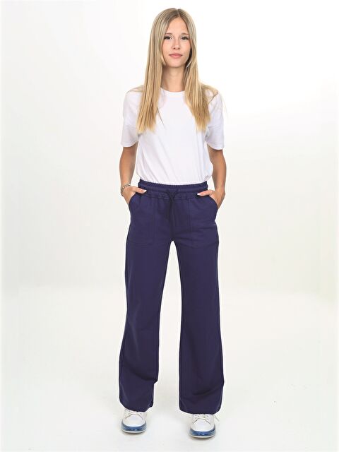 NICKEL Beli Lastikli Kız Çocuk Eşofman Altı - W4KQ69Z4-HSF