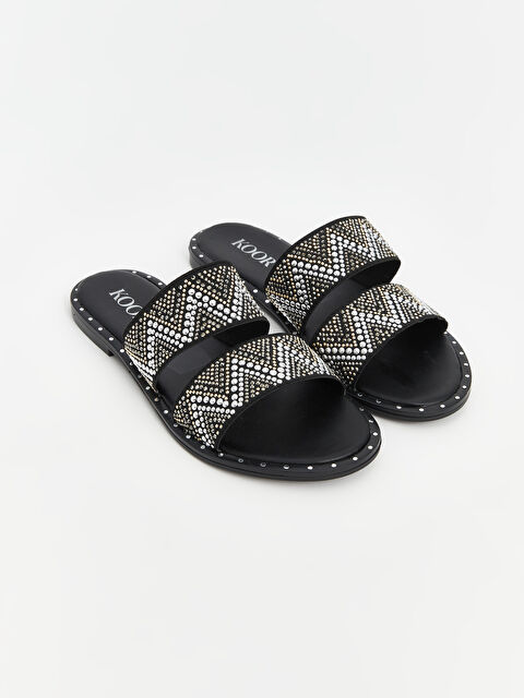 KOOR Çift Bantlı Kadın Terlik - W4KS04Z8-HUC