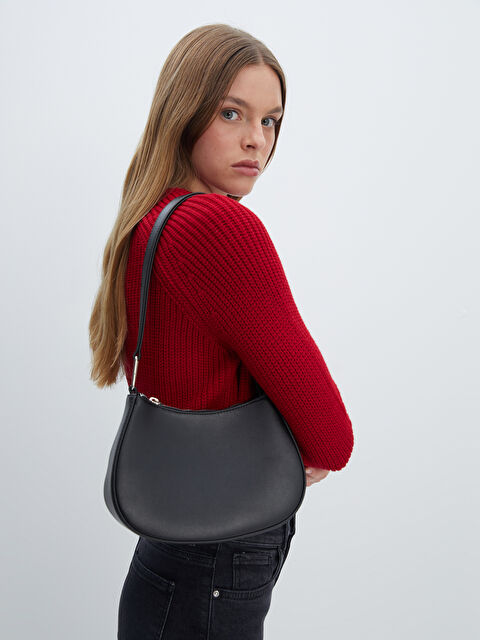 LCW ACCESSORIES Deri Görünümlü Kadın Kol Çantası - W4KS16Z8-CVL