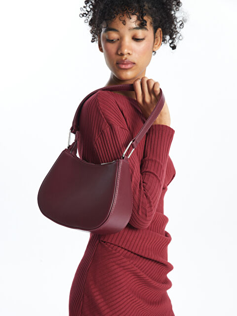 LCW ACCESSORIES Deri Görünümlü Kadın Kol Çantası - W4KS16Z8-HJC