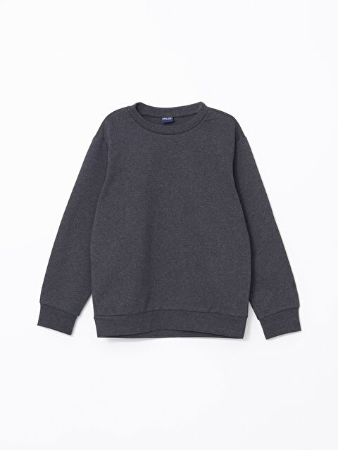 LCW ECO Bisiklet Yaka Erkek Çocuk Sweatshirt - W4KT41Z4-L8N