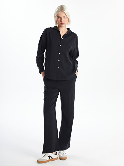 XSIDE Beli Lastikli Loose Fit Kadın Pantolon - W4KU88Z8-CVL